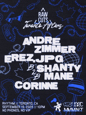 RAW CUTS TORONTO: ANDRE ZIMMER AFTER PARTY flyer